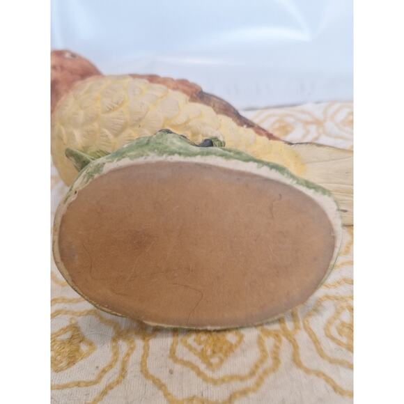 Vintage Hand-Painted Pheasant Figurine – Realistic Game Bird Resin Décor - Picture 5 of 7